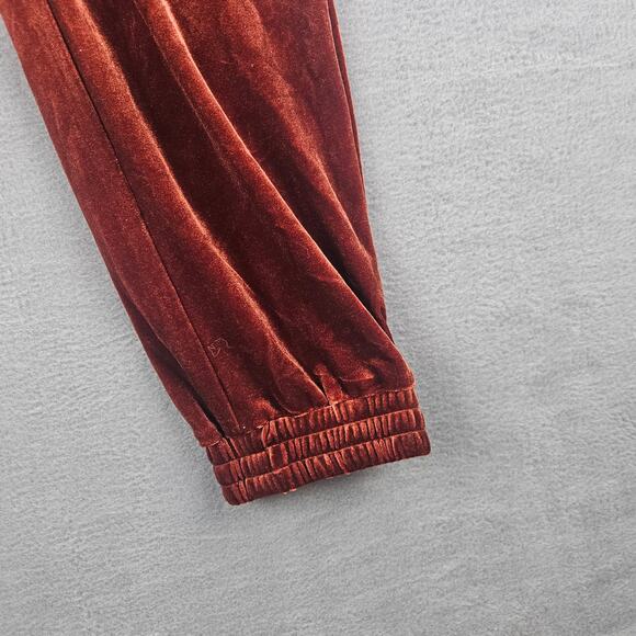 Baltic Born Archie Velvet Jogger Pants Cinnamon Size Small - Picture 3 of 9